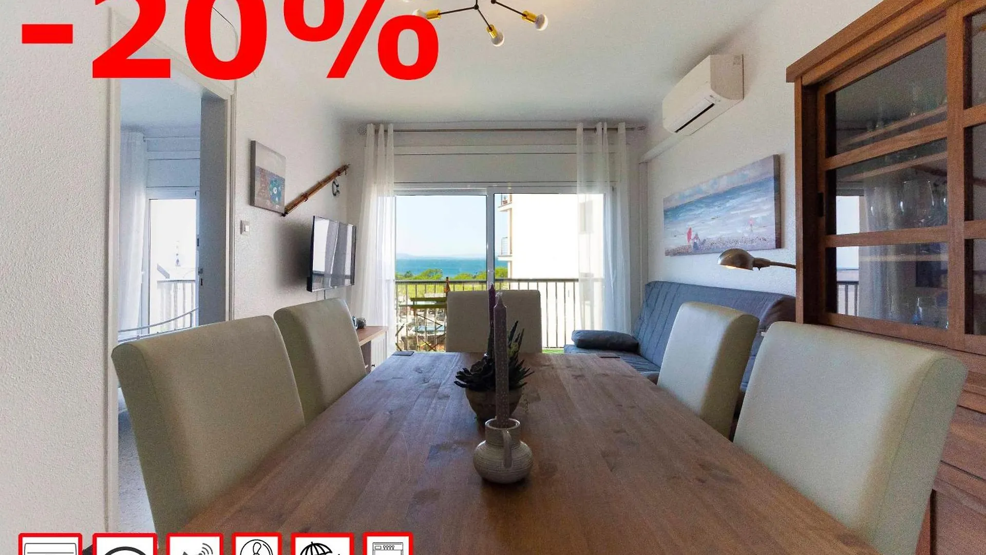 1221 Molino 60 M Playa - Apivend Immo Apartment Roses